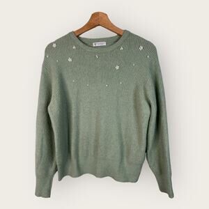 Afternoon Tea Wardrobe Womens size Medium Large Pearl Sweater Cottagecore Girly